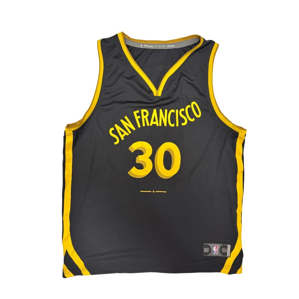 Golden State Warriors Fanatics Stephen Curry City Edition Jersey Men’s Sz Large